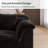 142" Modular Cloud Sofa with Deep Seat, U-Shaped Corduroy Couch, No Assembly Required-1148855807
