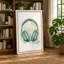 Headphones in Teal Modern - Wrapped Canvas-1886348544-1886348548