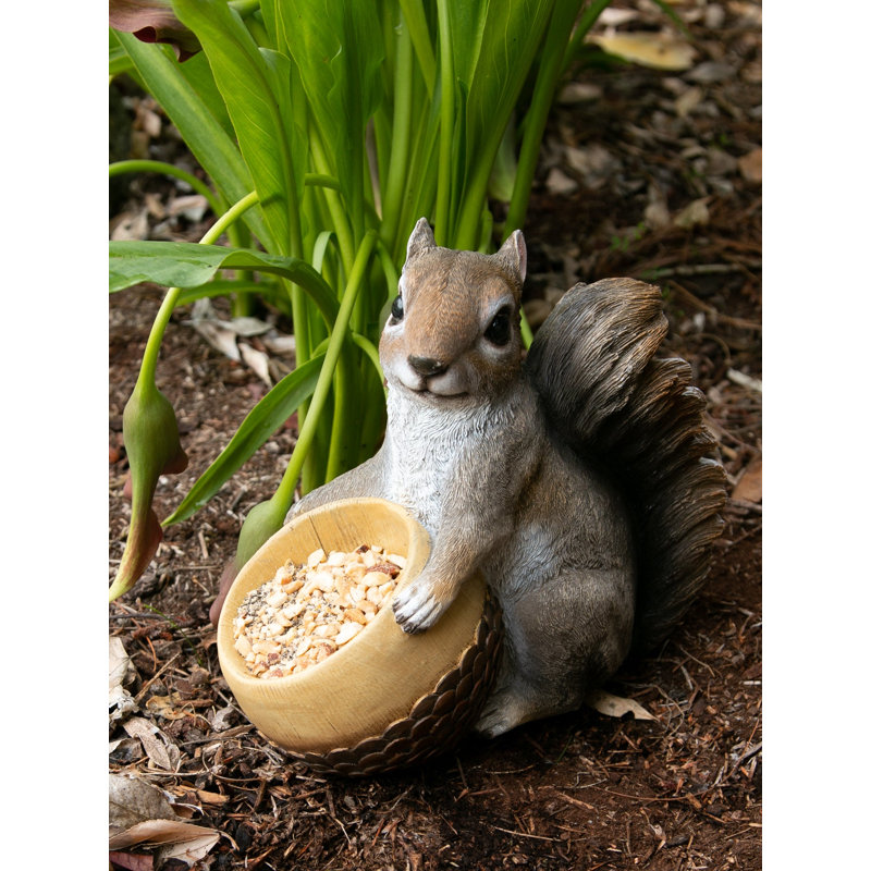 SQUIRREL ET ACORN BIRD FEEDER