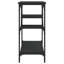 Console 17 étages avec tablettes en chêne fumé 39,4 po x 13,8 po x 29,5 po-344794060