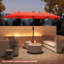 Grand parasol de patio 13 pi avec lumières solaires à DEL et manivelle 12 baleines robustes-1378704947