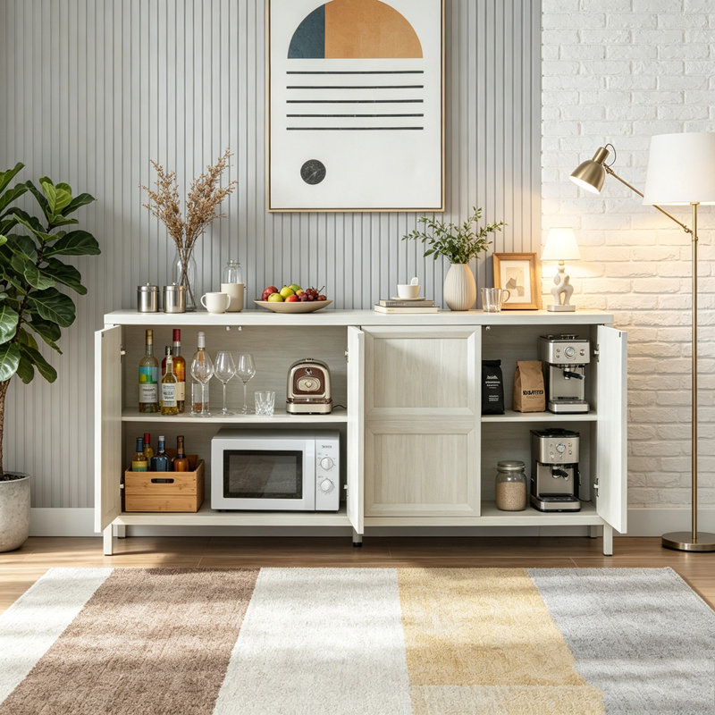 Buffet 67 po, Light Gray