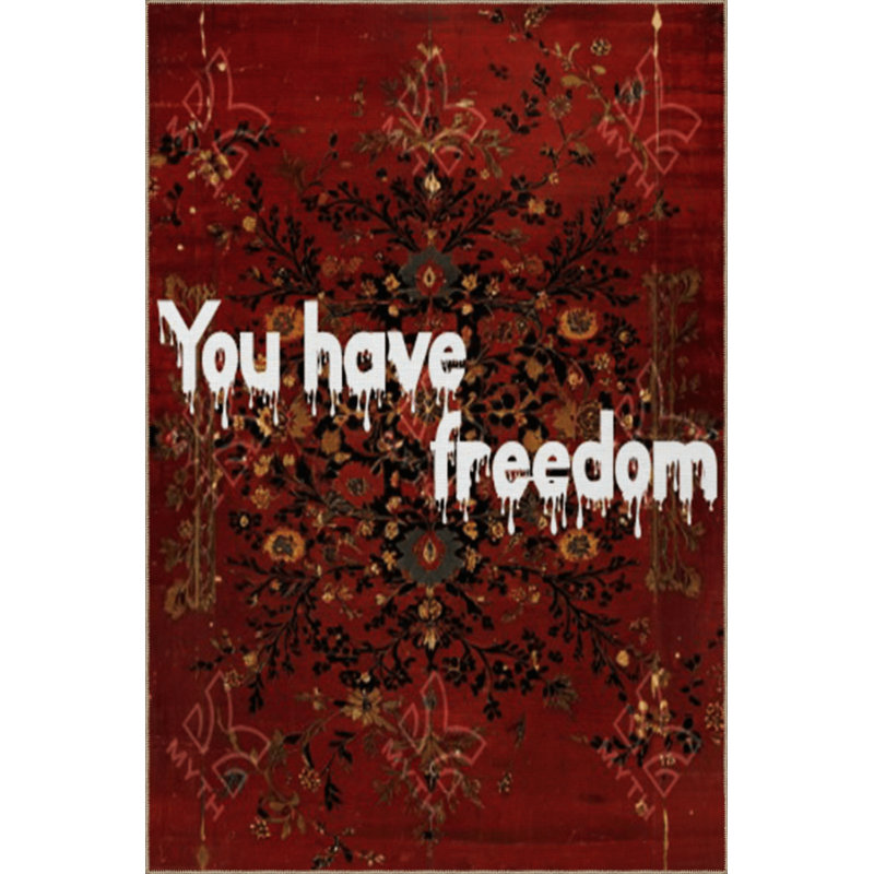 Tapis décoratif moderne Claret, Rectangle 2 pi 8 po x 5 pi