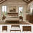 Knighten Solid Wood Queen Bed Frame Dark Walnut-277294821-310021489
