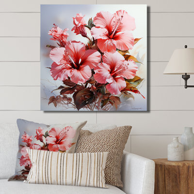 " Farmhouse Pink Hibiscus Charm "