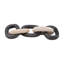 Yago Chain Link Cream Black