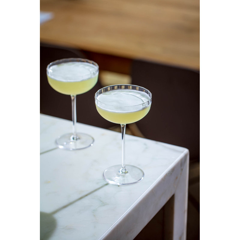 Fluted Handmade Crystal Coupe, 5.1