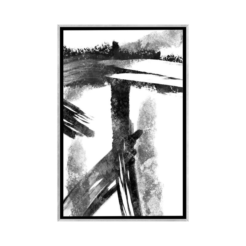 "Coutures étonnantes I" par Marcus premier, reproduction d’art, H 40 po x l 60 po x 1,5 po, Toile avec cadre argenté