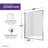 Halberd Series 48" W x 72" H Single Sliding Framed Shower Door-49718879