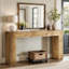 Console en bois massif de 63 pouces, table d'entrée de ferme, table d'appoint-457887718