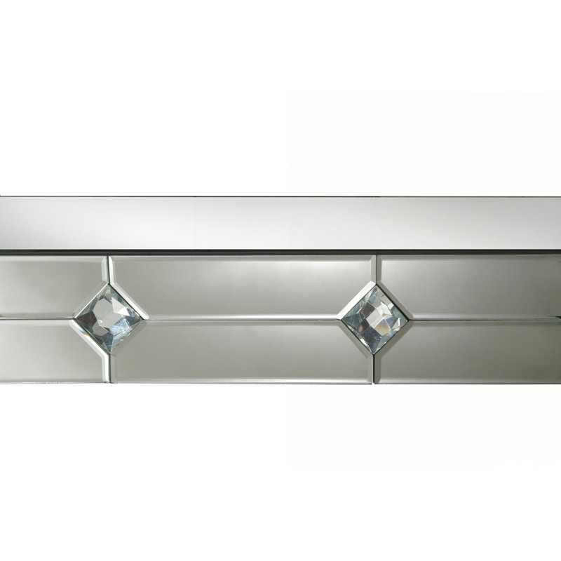 Console miroir et faux strass (assemblée)