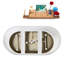 Baignoire autoportante 55 po blanc brillant avec drain interne Streamline