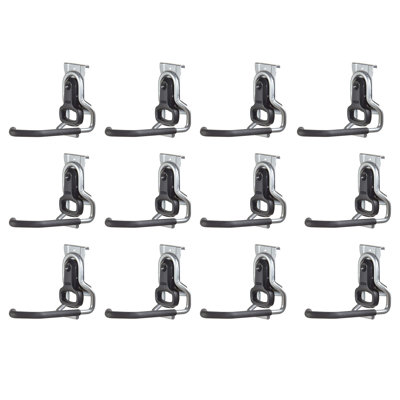 Vertical Fasttrack Hanging Wall Mount 12 Piece Slatwall Hook