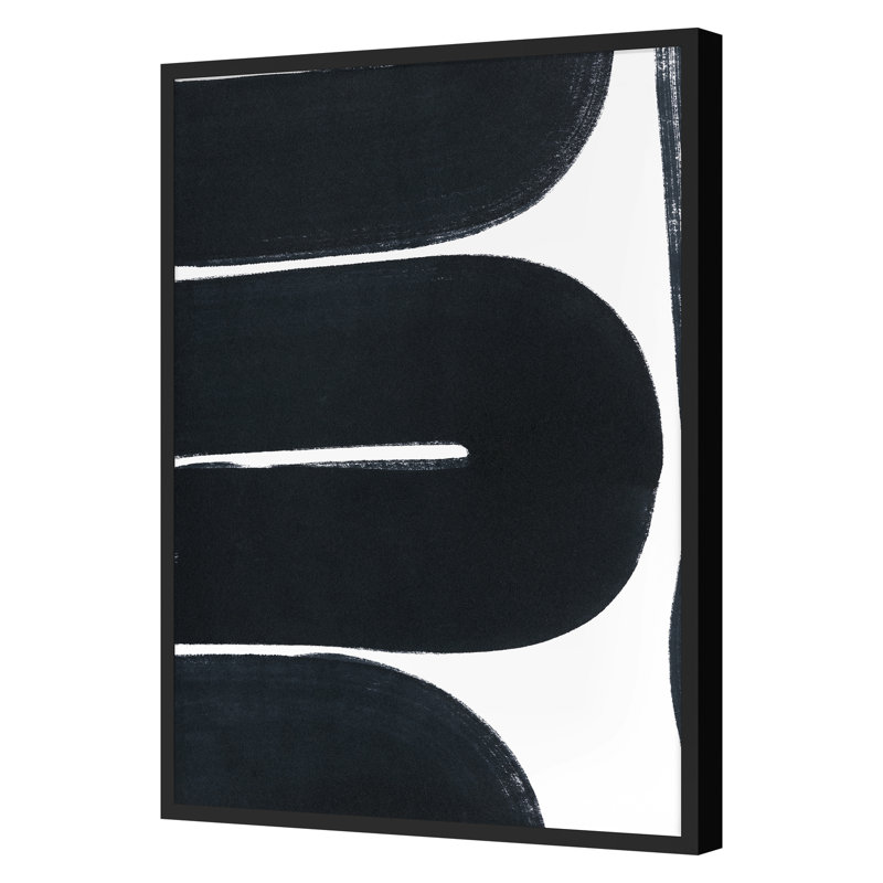 Sentier 7 - 107559, H 26 po x l 18 po, Cadre simple noir
