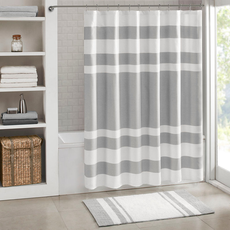 Rideau de douche taupe 3M, Gris, H 78 po x l 54 po