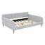 Upholstered Daybed With Support Legs-1741782021