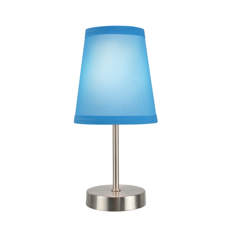 Lampe de table chandelles contemporaine 10 po Ennis, Bleu ciel
