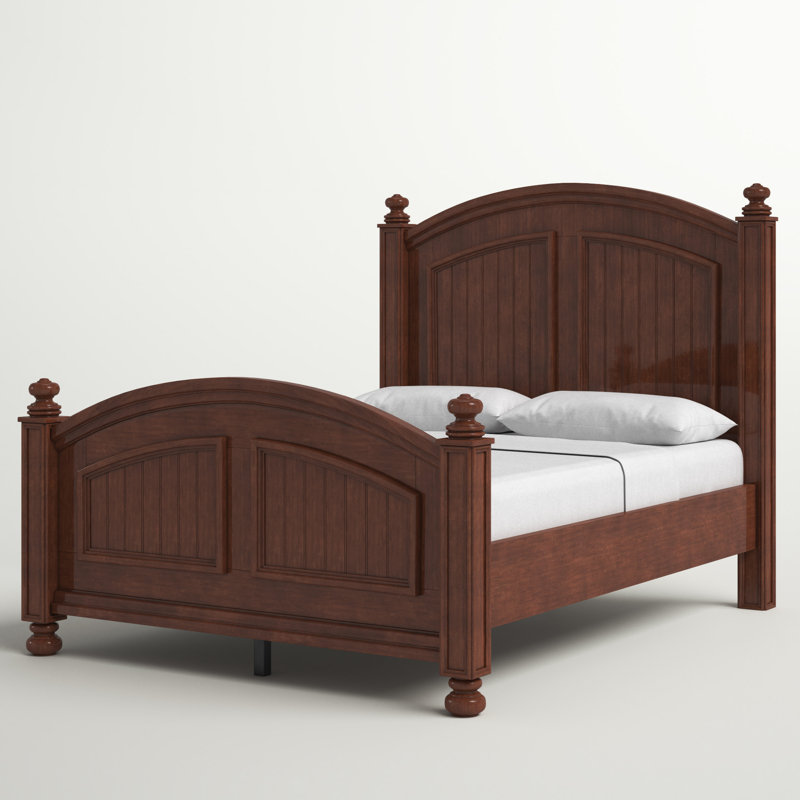 Patillo Solid Wood Standard Bed, Full, Chocolate
