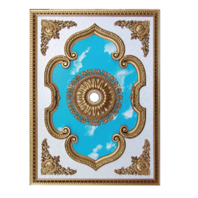 Médaillon de plafond rectangulaire