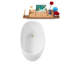 Baignoire autoportante 51 po avec drain interne Streamline-101413131