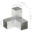 Melanarka Dakota Fields Metal Panel Connector for Posts-994667478