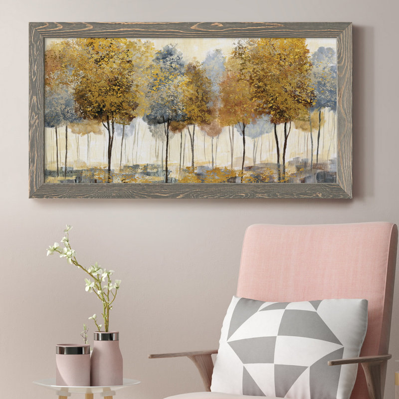 Toile encadrée de qualité supérieure prête à être accrochée, Cadre gris