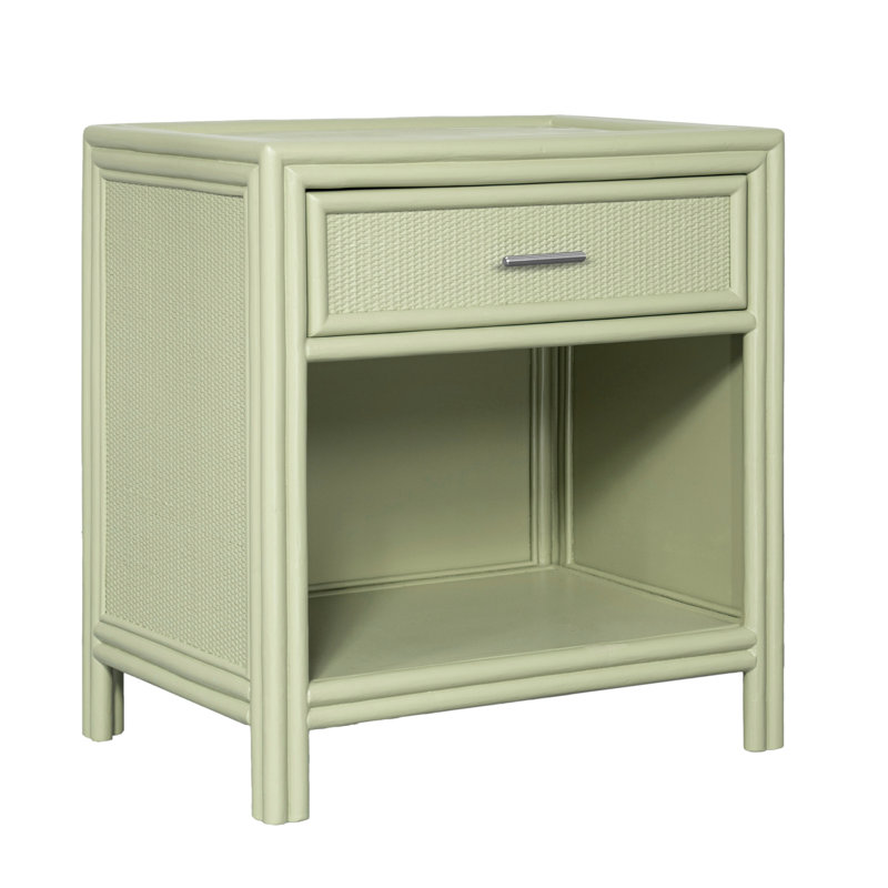 Aruba 1 - Drawer Nightstand, Celery Green