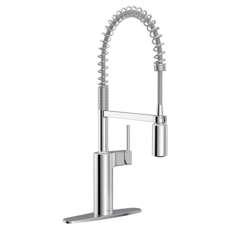 Moen Inara One-handle Pre-Rinse Spring Pulldown Kitchen Faucet, Chrome