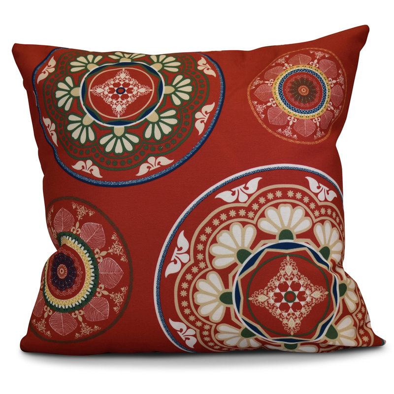 HH Revival Geometric Reversible, Red