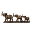 Statue de famille d'éléphants 17,9X3,1X6,9 "