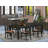 7 Piece Dining Room Table Set Consist of a Rectangle Wooden Table with Butterfly Leaf and 6 Faux Leather Kitchen Dining Chairs, Black-22133888-49667145-126188857