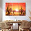 Alvord, désert de cactus, coucher de soleil-107982821