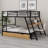 Zillah Metal Bunk Bed with Built-in Desk, Drawers and LED Light-1166717664-1203376784