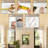 Asymmetrical Metal Framed Wall Mirror-1695684440-1695684442
