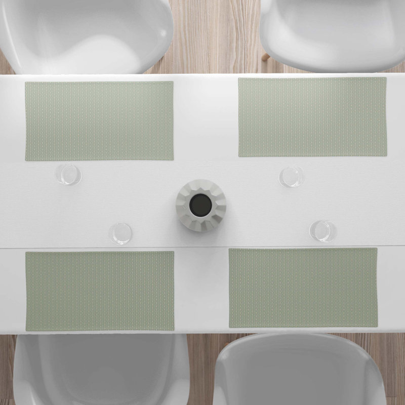 Polyester Geometric Rectangle Placemat