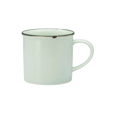 Tin Tin Green 11 Oz Coffee Mug By Luzerne (Case Of 36) (Porcelain)