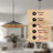 1-Light Modern Dome Adjustable Dimmable Pendant Light Fixture-1235124723