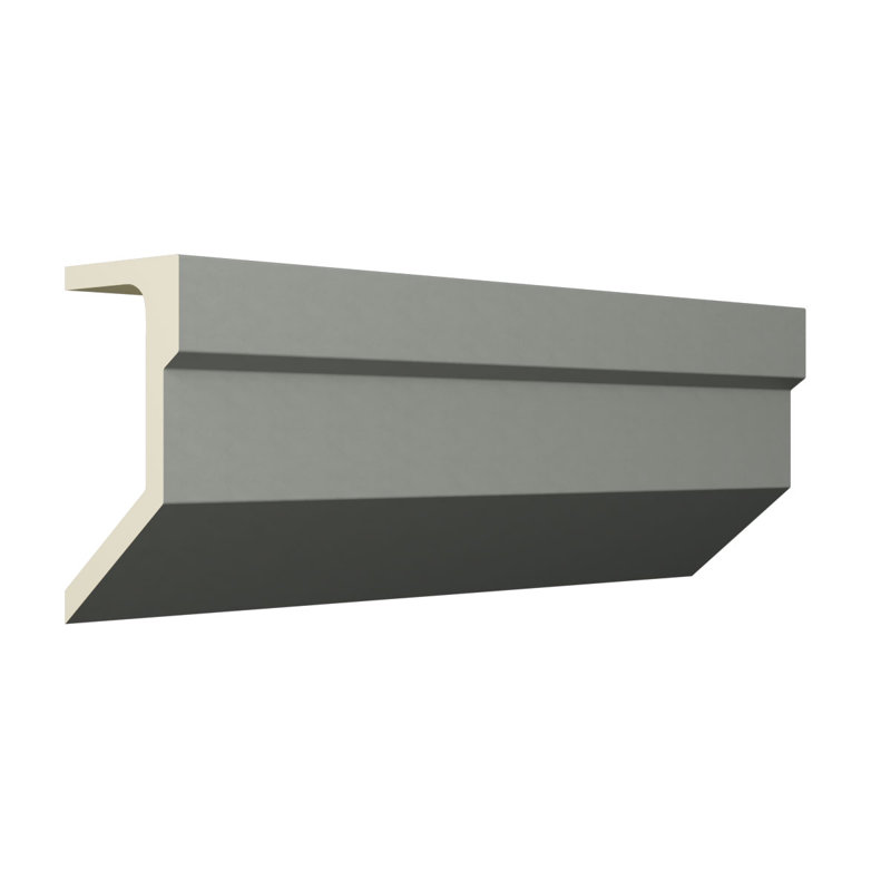 Armando 96 in. Unfinished Polyurethane Crown Moulding