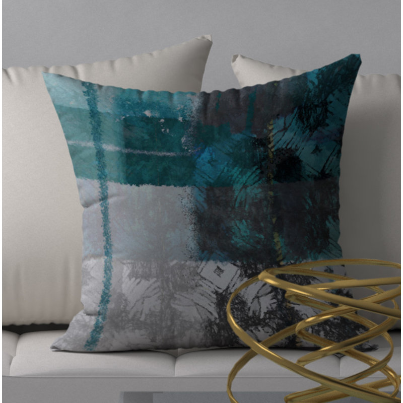 Housse de coussin carrée/insert, 18 po x 18 po