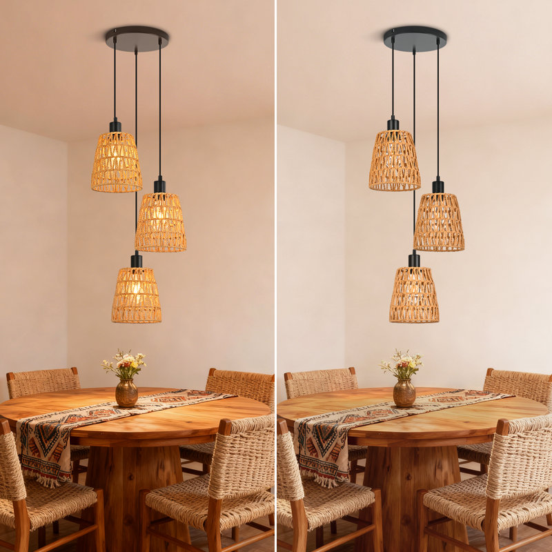 3 - Light Stainless Steel Bell Pendant