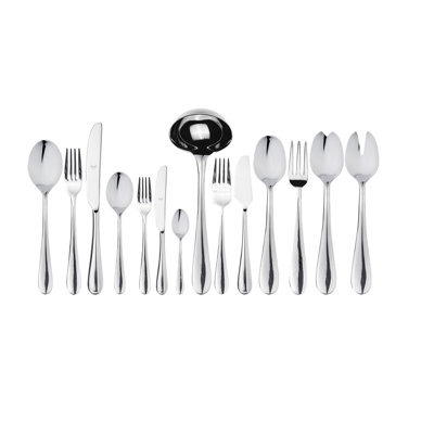 Ensemble de couverts Natura avec couteaux H / H (configuration P) - 113 pièces - Glace