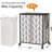 Laundry Basket With Wheels, Heavy Duty Laundry Hamper