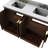 Frank Lloyd Wright USONIA® Progression 60 Wood Sink Vanity-64175246