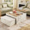 Table basse avec banc de rangement Lift Up