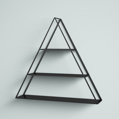 Mercury Row® Loewen 3 Piece Triangle Metal Tiered Shelf & Reviews | Wayfair