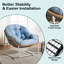 Chaise berçante d'extérieur rembourrée Serkan-1843827714-1843827726