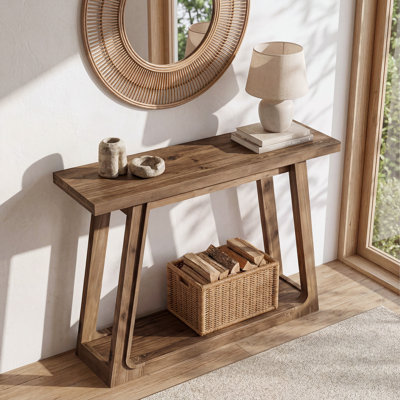 105cm Solid Wood Console Table