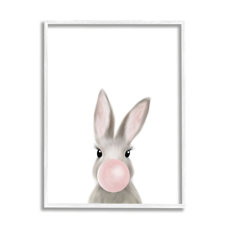 Rugeley Animals, 14" H x 11" W x 1.5" D, Coastal White Framed Giclee