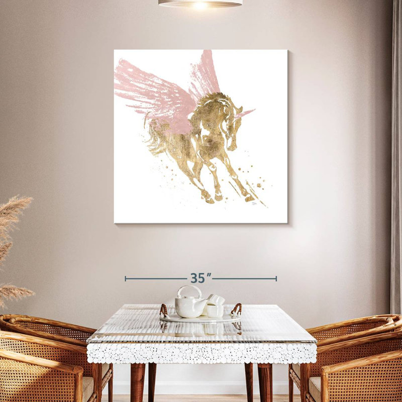 Ashelle esprit licorne, H 39 po x l 39 po
