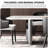 Rectangular luxury simple marble dining table-102630012